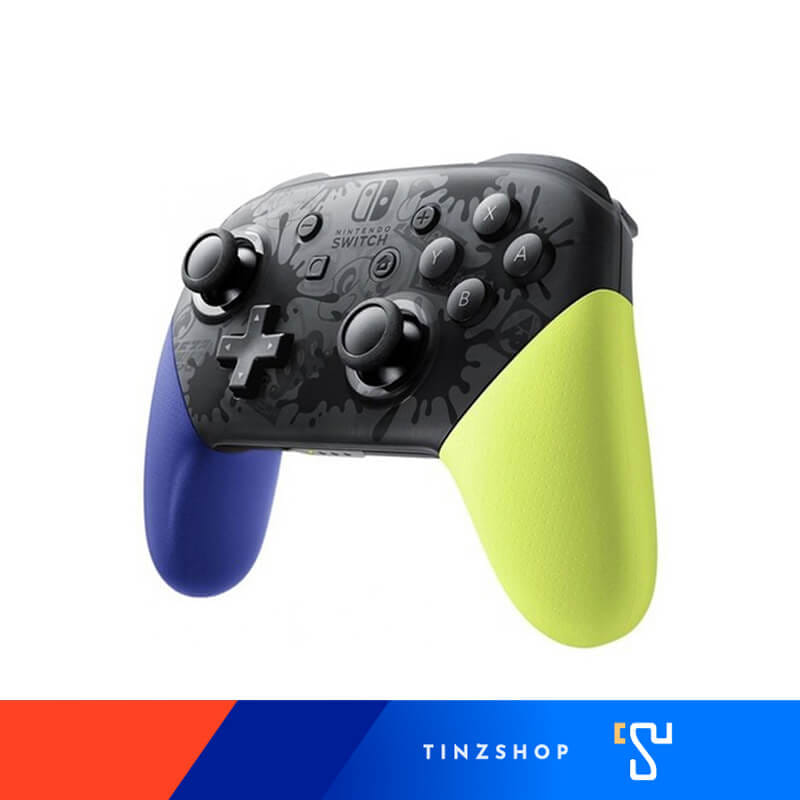  จอยเกมไร้สาย Nintendo Switch Pro Controller Splatoon3 Edition สีน้ำเงิน/เขียว